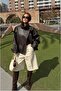 Premium Trend Stand Collar Faux Leather Jacket - 3