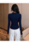 Parmak Geçmeli Trend Zippered Cardigan/Active Cardigan - 4