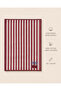 Cherry Embroidered Decorative Hand Towel – 100% Cotton, Striped Linen Texture (30×45) - 1 Piece - 2