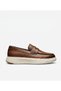 1073 Genuine Leather Tan High Thick Sole Casual Men's Shoes - 2