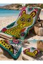 Microfiber Beach Towel |   Cheetah |   Cheetah |   Fast Drying - 4