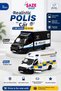 Şaze Shop 1:48 Die Cast Metal Police Car 12.5 cm Pull-Open Door Model Vehicle Ages 3+ - 4