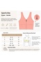 Recovery Slim Strap Padded Zipper Sports Bra - 5