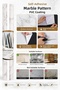 Self Adhesive White Marble Patterned Pvc Covering Foil Countertop Table Cabinet 60X100Cm - 3