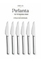 Diamond Plain 6 Pieces Dessert Knives 18/10 Stainless Steel - 3
