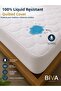 Quilted Liquid-Proof Fitted Mattress Protector Mattress Cover |   Full Edge Elastic Single Double King Size Baby Kids Bed