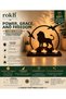 🦁   Lion & Bird Themed Decorative Candle Holder |   Mdf Tealight Candle Holder |   Nature-Inspired Gift - 2