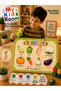 6-Piece Wooden Puzzle Set Educational Learning Find & Match Puzzle Sea & Air Vehicles School Items Land Vehicles Numbers Vegetables - 7