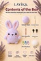 Velvet Marshmallow Rabbit Knitting Kit – Amigurumi Making Set with Video Guide M03 - 2