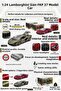 1:24 Lamborghini Sian Fkp 37 Model Car Red |   Diecast Vehicle |   With Openable Door - 4