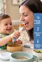 Angled Food Fork Spoon Set - White
