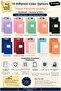 Pink & Pink Work Set Checkered Notebook and A4 Cover Secretary Set |   20X28 cm 120 Sheets Hard Cover Notebook – 10 Color Options - 2