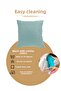 Turquoise Throw Pillow Cover Decorative Plain Simple Punchable - 4