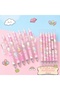 6-Piece Kawaii Cute Cat Pink Hello Kittyyy Patterned Ballpoint Pen Set Pressable Cute Pen School Stationery Office Business Gel Pen - 4