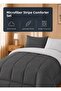 Stripe Reversible Comforter Set- Ultra Soft Microfiber Fabric, Soft Siliconized Fiber Filling - 5