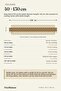 Linen Cotton Runner 40X130 Washed Table Runner - 4