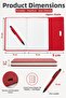 Quality Covered Elastic Notepad A5 15X20Cm 1 Piece Lizz Sf3Kl Hard Cover Bound 96 Sheets Lined - 3