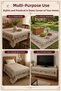 Multi-Purpose Modern Bohemian Velvet Sofa Cover,Sofa Bed Cover Picnic Cover Tablecloth Non-Slip Sponge-Backed - 4