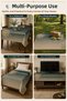 Multi-Purpose Modern Bohemian Velvet Sofa Cover,Sofa Bed Cover Picnic Cover Tablecloth Non-Slip Sponge-Backed - 4