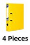 4 Narrow Plastic Folders A4 Folders