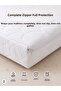 Baby Mattress Cover Liquid-Proof Durable Fully Zippered Mattress Protector Crib Park Mattress Cover Quilted - 3