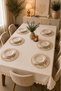 6-Person 7-Piece Ruffled Tablecloth Set - 2