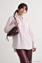 Sarı Çizgili Oversize Poplin Çizgili Dokuma Gömlek TCTAW27TG00006 - 3