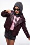 Soft Textured Tie-Back Knitwear Balaclava Beanie Twoaw26Br00002 - 6