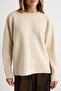 Stone Soft Textured Sleeve Functional Special Quality Knitwear Sweater Twoaw27Kz00084 - 5