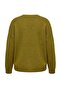 Wardrobe Essentials Yağ Yeşil Basic Geniş Kalıp Yumuşak Dokulu Triko Kazak TBBAW26AN00069 - 7