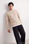 Stone Oversize/Relaxed Fit Basic Sweathirt Tmnaw27Sw00024 - 2