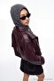 Soft Textured Tie-Back Knitwear Balaclava Beanie Twoaw26Br00002 - 7