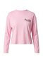Pembe %100 Pamuk Slogan Baskılı Oversize/Geniş Kesim Örme T-Shirt TWOAW27TS00064 - 4