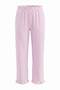 Pembe Fırfırlı Çizgili Poplin Dokuma Pijama Takımı THMAW27PT00083 - 6