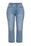 Mavi Yüksek Bel Az Esnek Straight Düz Kesim Jeans TBBAW27CJ00036 - 5