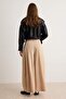 Taş Düz Wide Leg/Geniş Paça Pile Detaylı Örme Pantolon TWOAW27PL00049 - 5
