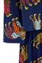 Navy Blue 100% Cotton Tiger Printed Knitted Pajamas Set Thmaw26Pt00202 - 6