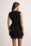 Çok Renkli Peplum Kolsuz Mini Etekli Tüvit Örme Alt - Üst Takım TWOAW27AU00014 - 4