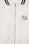 Ekru Regular Kalıp Fermuarlı Polo Yaka Örme Detaylı Crop Örme Sweatshirt TWOAW27SW00190 - 2