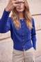 Wardrobe Essentials Saks Bele Oturan Triko Hırka TWOAW27HI00070 - 3