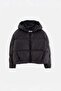 Black Girl's Plain/Basic Hooded Puffer Coat Tkdaw27Mo00011 - 8