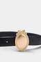 Black Gold Buckle Women's Belt Takaw27Ke00016 - 2