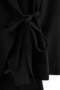 Black Double-Breasted Jacket and Trousers Woven Bottom - Top Set Tctaw27Us00036 - 5