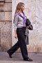 Wardrobe Essentials Siyah %100 Pamuk Yüksek Bel Straight Boru Paça Jeans TWOAW27JE00093 - 2