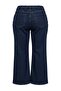 Koyu Mavi Yüksek Bel Orta Esnek Wide Leg Geniş Paça Jeans TBBAW27CJ00023 - 7
