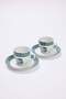 Set of 2 Vintage Patterned Coffee Cups Tphaw27Kfc00008 - 3
