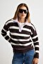 Lila Geniş Kalıp Yumuşak Dokulu Triko Kazak TWOAW27KZ00203