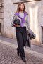 Wardrobe Essentials Siyah %100 Pamuk Yüksek Bel Straight Boru Paça Jeans TWOAW27JE00093