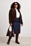 Brown Suede Look Denim Jacket Tbbaw27Ag00023 - 3