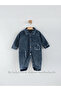 Necixs Belgrad Baby Denim Overalls Blue - 100% Cotton Denim Baby Gardener Overalls